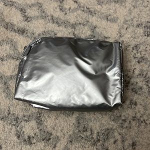 Silver Cosmetic Bag